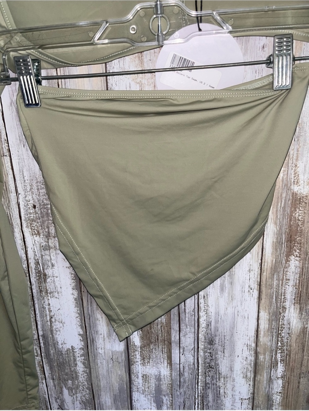 Princess Polly Koslo Bolero Top Sage 2 Pc Set Crop Tube Top Size 2 NWT - Picture 4 of 7